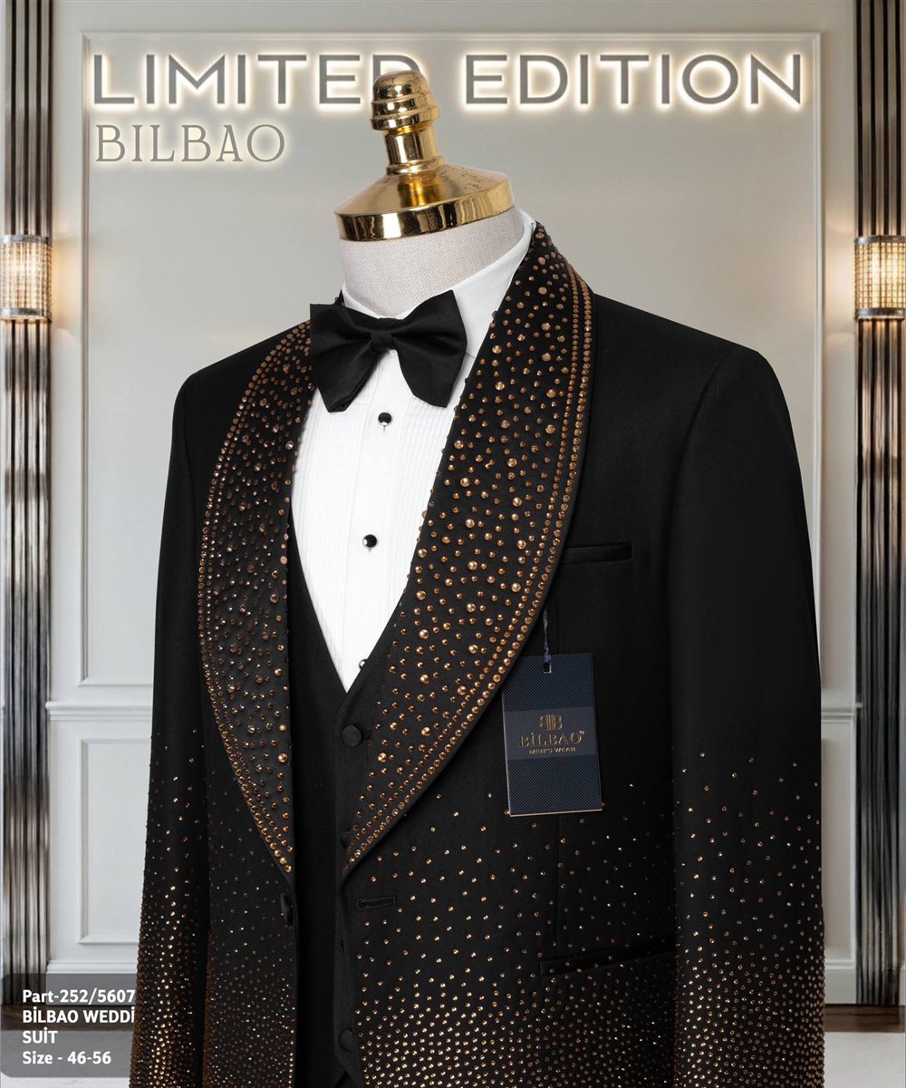 Bronze Crystal Cascade Tuxedo by Top-Notch Wardrobes