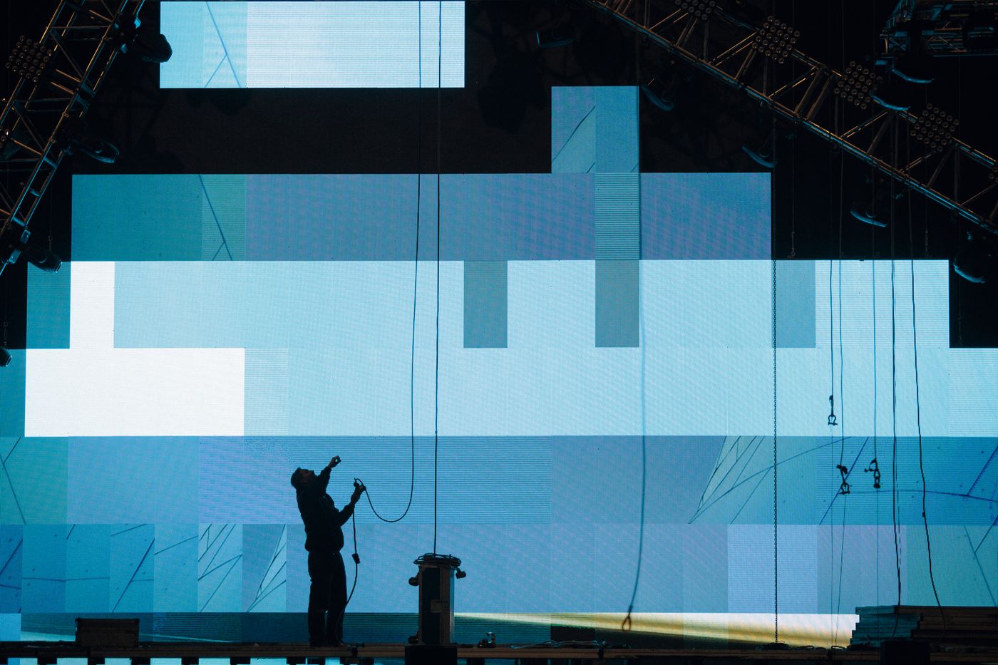 Stage with LED screens set up by Top-Notch Venue Concept